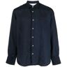 Officine Generale Hemd aus Leinen - Blau XL Male