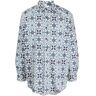 Drôle De Monsieur Faience Hemd mit geometrischem Print - Blau S/M/L/XL/XS Male