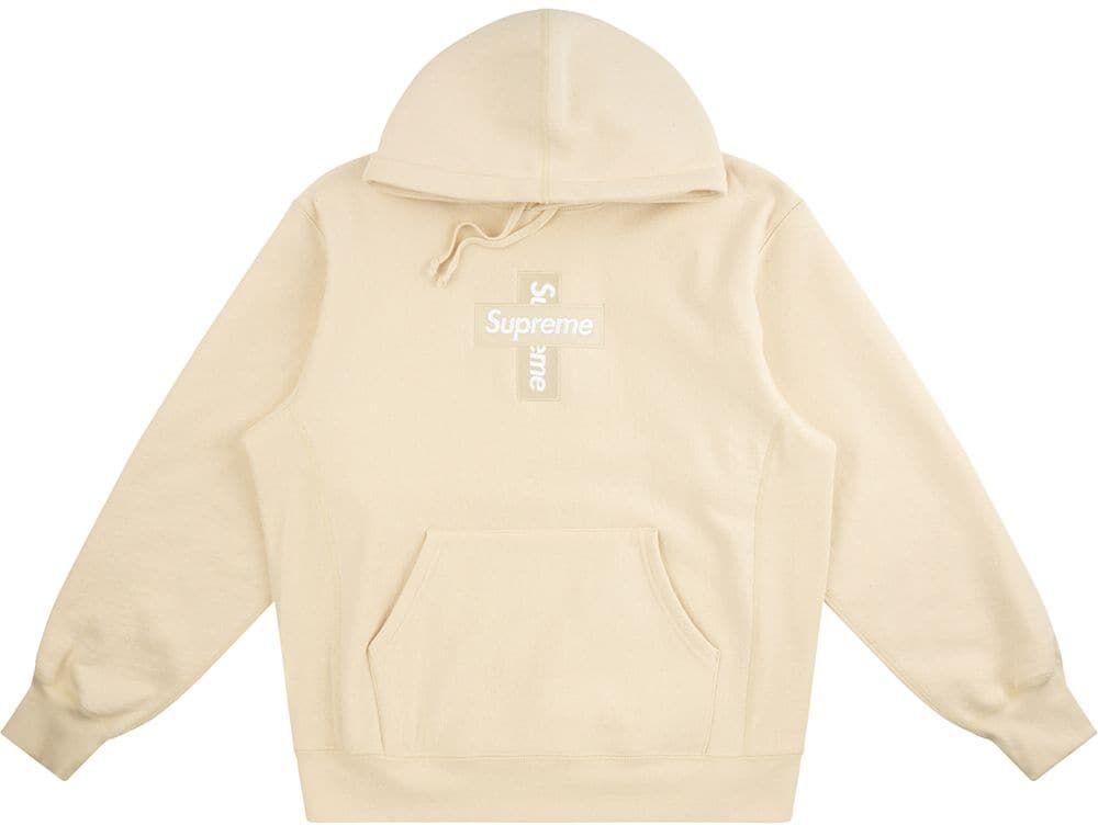 Supreme Hoodie mit Kreuz-Logo - Nude M/L Male