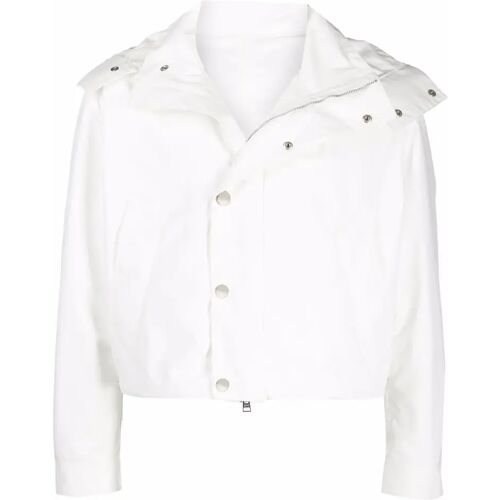 AMI Paris Wasserdichte Cropped-Jacke – Weiß M/L/S/XL Unisex