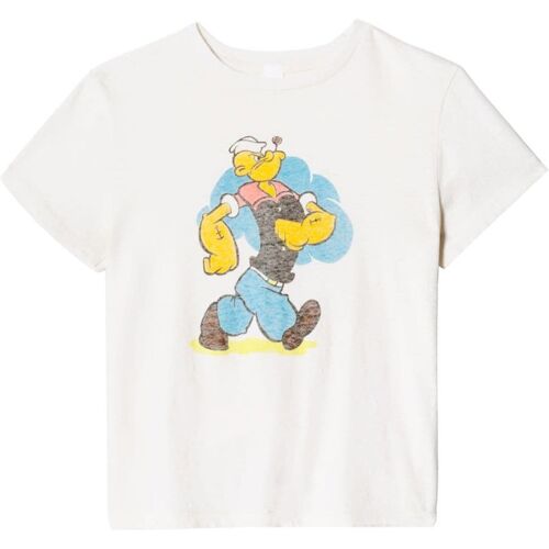 RE/DONE T-Shirt mit Popeye-Print - Weiß XS/L Female