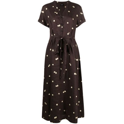 ASPESI Kleid mit Polka Dots – Braun 40/42/38 Female