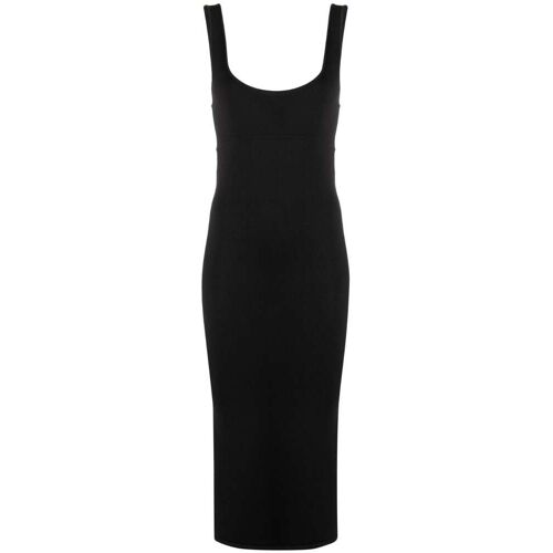 Calvin Klein bodycon knitted midi dress – Schwarz M/L Female