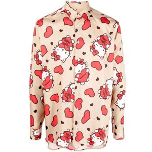 Soulland x Hello Kitty Damon Heart Hemd - Braun XXS/XS/S/M/L Unisex