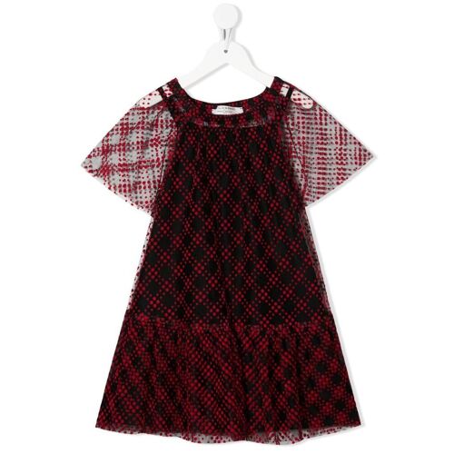 Philosophy Di Lorenzo Serafini Kids Tüllkleid mit Polka Dots – Schwarz 4/12/14 Unisex