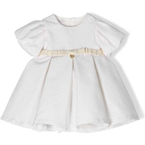 Le Bebé Enfant Kleid mit Polka Dots – Nude 6 M./12 M./18 M. Unisex