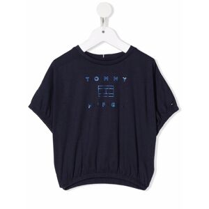 Tommy Hilfiger Junior T-Shirt mit Logo-Print - Blau 4/5/10 Unisex