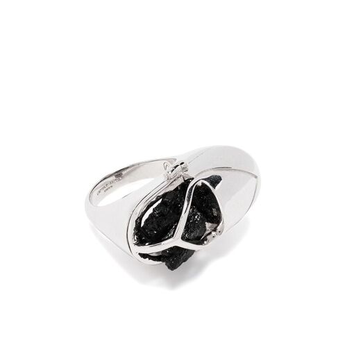 Capsule Eleven Capsule Crystal Ring mit Turmalin – Silber K/M/P Female
