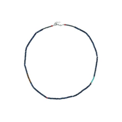 Nialaya Jewelry Heishi Halskette mit Lapislazuli-Perlen – Blau OS Male