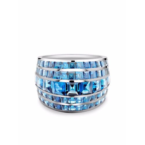 Pragnell Manhattan Ring mit Aquamarin – Silber O Female