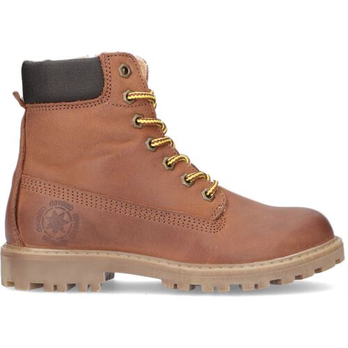 Develab Schnürboots 41073 Cognac Jungen Cognac Leder 31