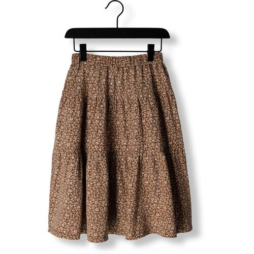 Rylee + Cru Maxirock Tiered Midi Skirt Cognac Mädchen Cognac  104/110