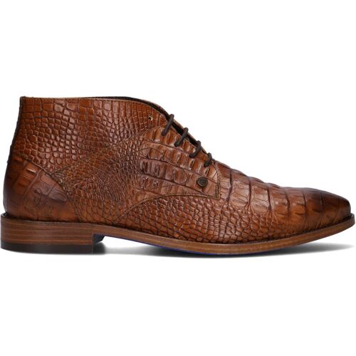 Rehab Business Schuhe Barry Croco Cognac Herren Cognac Leder 43