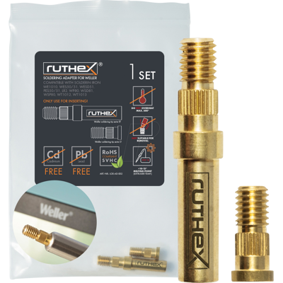 RUTHEX RX-LOE-AD-002 - 3D Druck, Lötkolbenadapter für Weller RUTHEX RX-LOE-AD-002 - 3D Druck, Lötkolbenadapter für Weller