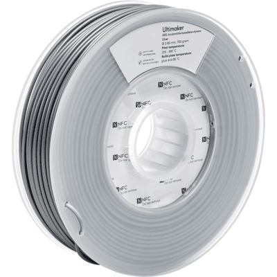 Ultimaker Silber ABS M2560 - 3D-Drucker Filament - 2.85mm 750g Ultimaker Silber ABS M2560 - 3D-Drucker Filament - 2.85mm 750g
