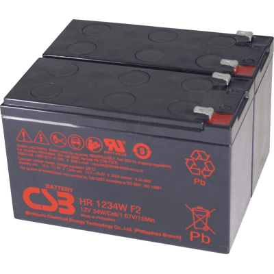 CSB RBC33 - 12V 8400mAh Ersatzbatterie für APC Back UPS CSB RBC33 - 12V 8400mAh Ersatzbatterie für APC Back UPS