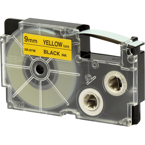 CASIO XR-9YW1 - Schriftband, 9 mm x 8 m, schwarz/ gelb