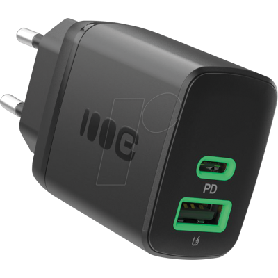 Green Cell GC Charb-30AC-B - USB-Ladegerät - 30W, 1x USB-C, 1x USB-A Green Cell GC Charb-30AC-B - USB-Ladegerät - 30W, 1x USB-C, 1x USB-A