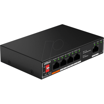 DAHUA DH SF1005P - Switch, 5-Port, Fast Ethernet, PoE+ DAHUA DH SF1005P - Switch, 5-Port, Fast Ethernet, PoE+