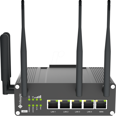 Milesight IoT Industrieller 4G GPS PoE Router UR75 Milesight IoT Industrieller 4G GPS PoE Router UR75