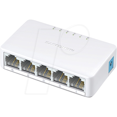 MERCUSYS MSYS MS105 - Switch, 5-Port, Fast Ethernet MERCUSYS MSYS MS105 - Switch, 5-Port, Fast Ethernet