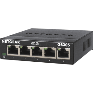 NETGEAR GS305 - Switch, 5-Port, Gigabit Ethernet