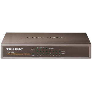 TP-Link TPLINK TLSF1008P - Switch, 8-Port, Fast Ethernet, PoE