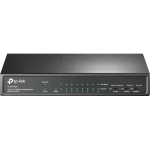 TP-Link TPLINK TLSF1009P - Switch, 9-Port, Fast Ethernet, PoE+