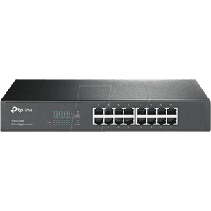 TP-Link TPLINK TLSG1016D - Switch, 16-Port, Gigabit Ethernet, Desktop