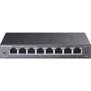 TP-Link TPLINK TLSG108E - Switch, 8-Port, Gigabit Ethernet