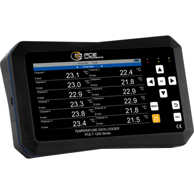 PCE INSTRUMENTS PCE T 1220 - 12-Kanal-Datenlogger-Thermometer PCE-T 1220 PCE INSTRUMENTS PCE T 1220 - 12-Kanal-Datenlogger-Thermometer PCE-T 1220