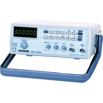 GW-INSTEK SFG-1003 - Funktionsgenerator SFG-1003, DDS, 0,1 Hz ... 3 MHz GW-INSTEK SFG-1003 - Funktionsgenerator SFG-1003, DDS, 0,1 Hz ... 3 MHz