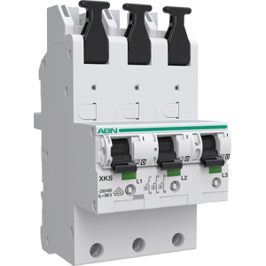 ABN GMBH XKS363-5 - SHU-Schalter, 3-polig, 63 A, Sammelschiene, E-Charakteristik