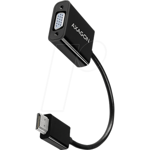 AXAGON AXG RVH-VGN - HDMI Adapter, HDMI Stecker auf VGA Buchse AXAGON AXG RVH-VGN - HDMI Adapter, HDMI Stecker auf VGA Buchse