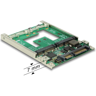 DELOCK 62545 - Konverter SATA 22 Pin > mSATA mit Raid DELOCK 62545 - Konverter SATA 22 Pin > mSATA mit Raid