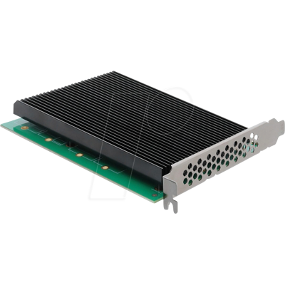DELOCK 90709 - PCI Express 5.0 x16 Karte > 4 x intern NVMe M.2 Key M mit Kühlkö DELOCK 90709 - PCI Express 5.0 x16 Karte > 4 x intern NVMe M.2 Key M mit Kühlkö