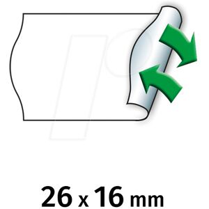 METO 9506166 - Preis-Etiketten, 26x16 mm, ablösbar, weiß, 6000 Stück METO 9506166 - Preis-Etiketten, 26x16 mm, ablösbar, weiß, 6000 Stück