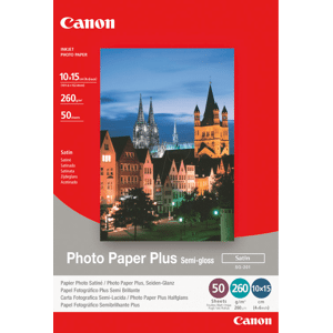 CANON 1686B015 - Fotopapier Plus Seidenglanz 100 x 150 mm – 50 Blatt