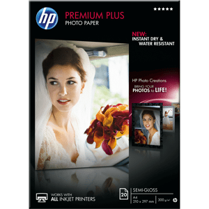 Hewlett Packard PAPIER CR673A - DIN A4, Fotopapier, 300g/m², 20 Blatt, matt