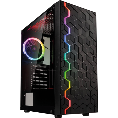 KOLINK 04023 - Kolink Inspire K8 ARGB Midi-Tower - schwarz