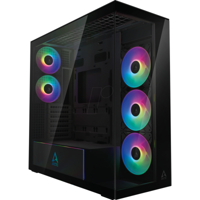 ARCTIC 00577 - ARCTIC Xtender E-ATX PC Gehäuse Mirror Black ARCTIC 00577 - ARCTIC Xtender E-ATX PC Gehäuse Mirror Black