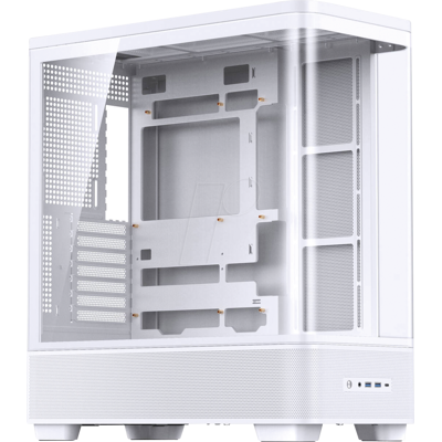 JNB 55027 - Jonsbo TK-5 Gehäuse, Midi-Tower, ATX, Tempered Glass, weiß JNB 55027 - Jonsbo TK-5 Gehäuse, Midi-Tower, ATX, Tempered Glass, weiß