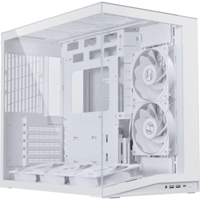 LIAN O11DMIV2FW - Lian Li O11 Dynamic Mini V2 Flow Mini-Gehäuse, weiß LIAN O11DMIV2FW - Lian Li O11 Dynamic Mini V2 Flow Mini-Gehäuse, weiß