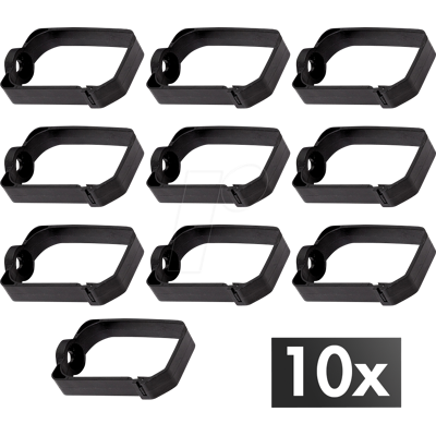 LOGILINK OR0004 - Kabelführungsbügel, 10 Stück LOGILINK OR0004 - Kabelführungsbügel, 10 Stück