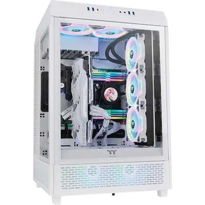 TT 31023 - Thermaltake The Tower 500 Mid-Tower-Gehäuse, weiß TT 31023 - Thermaltake The Tower 500 Mid-Tower-Gehäuse, weiß