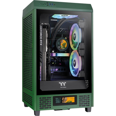 TT 39425 - Thermaltake The Tower 200 Racing Green Mini-ITX, grün TT 39425 - Thermaltake The Tower 200 Racing Green Mini-ITX, grün
