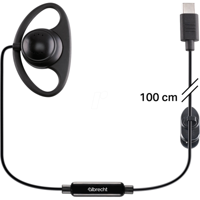 ALBRECHT TTBD100 - Zusatz-D-Form Headset, 100 cm ALBRECHT TTBD100 - Zusatz-D-Form Headset, 100 cm