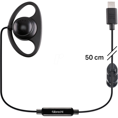 ALBRECHT TTBD50 - Zusatz-D-Form Headset, 50 cm ALBRECHT TTBD50 - Zusatz-D-Form Headset, 50 cm