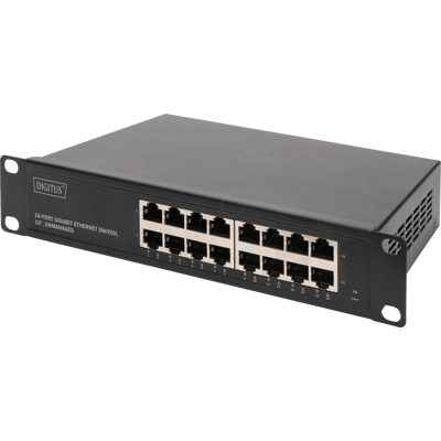 Digitus DIGI DN-80115-1 - Switch, 16-Port, Gigabit Ethernet Digitus DIGI DN-80115-1 - Switch, 16-Port, Gigabit Ethernet
