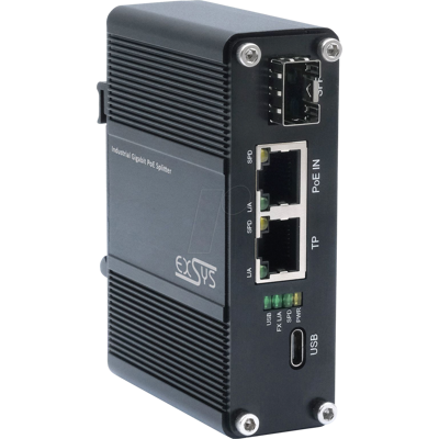 EXSYS EX-60328 - Power over Ethernet (PoE++) Splitter, 60W EXSYS EX-60328 - Power over Ethernet (PoE++) Splitter, 60W